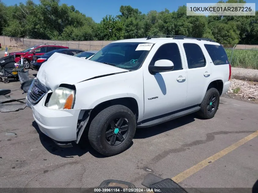 2010 GMC Yukon Slt VIN: 1GKUKCE01AR287226 Lot: 39961184