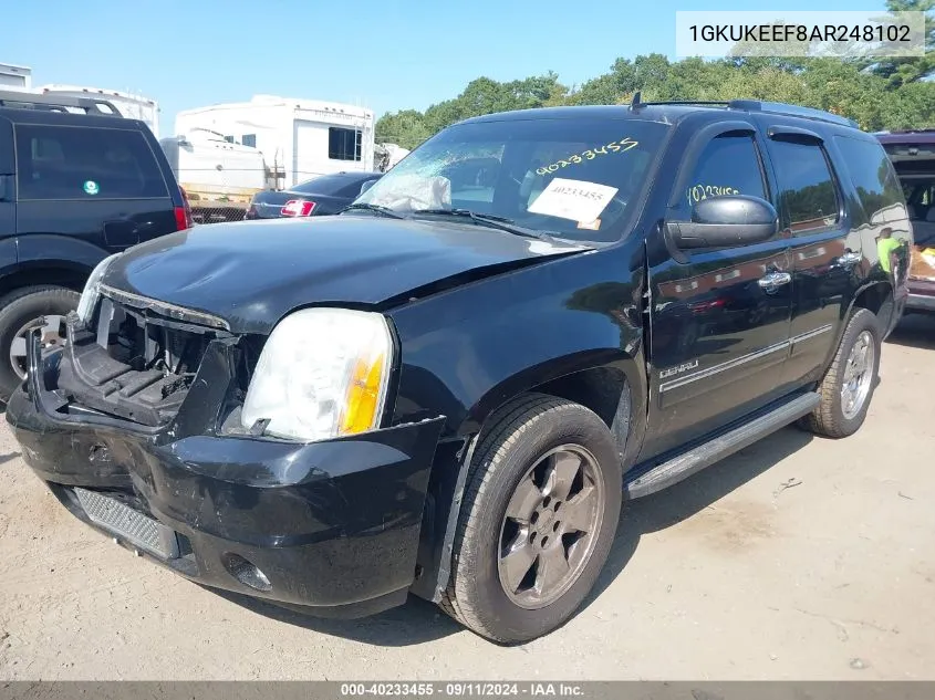 2010 GMC Yukon Denali VIN: 1GKUKEEF8AR248102 Lot: 40233455