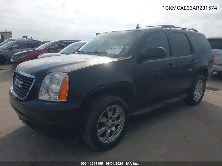 2010 GMC Yukon Sle VIN: 1GKMCAE33AR231574 Lot: 40244195