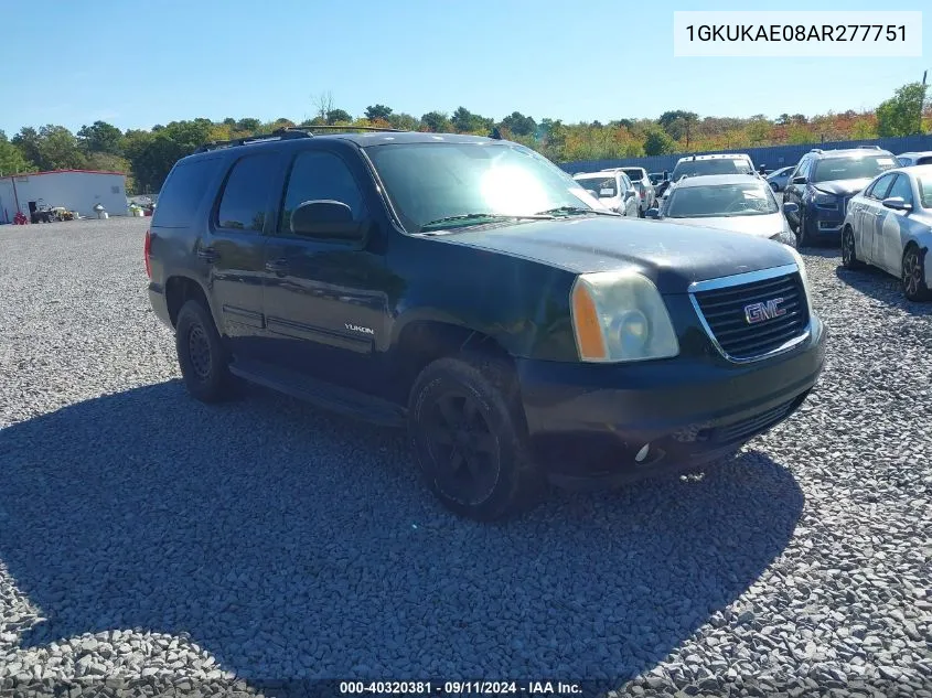 2010 GMC Yukon Sle VIN: 1GKUKAE08AR277751 Lot: 40320381