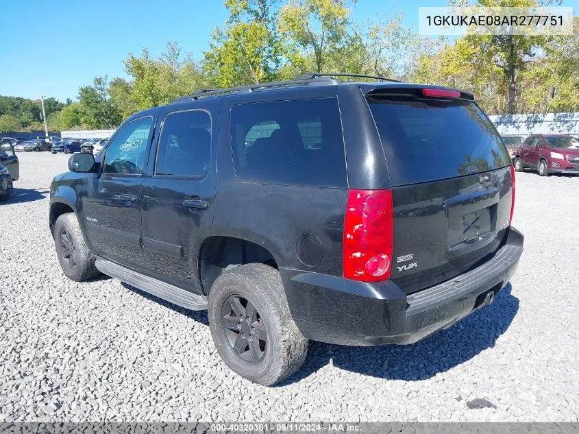 2010 GMC Yukon Sle VIN: 1GKUKAE08AR277751 Lot: 40320381