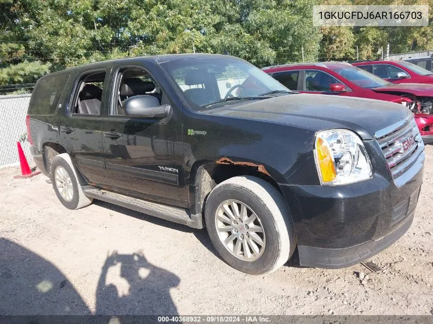 2010 GMC Yukon Hybrid VIN: 1GKUCFDJ6AR166703 Lot: 40368932