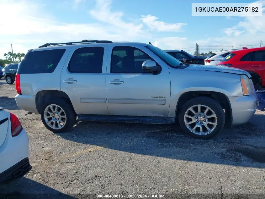 2010 GMC Yukon Sle VIN: 1GKUCAE00AR275182 Lot: 40400813