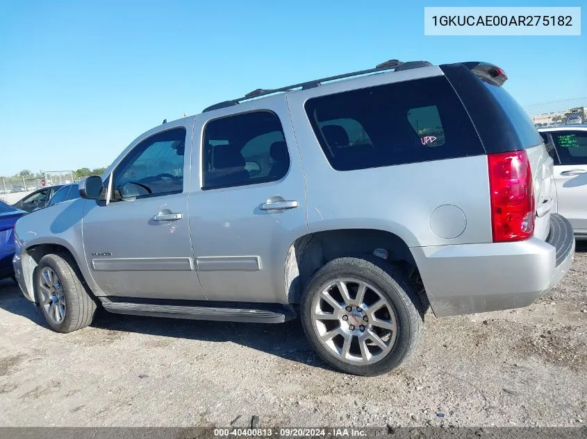 2010 GMC Yukon Sle VIN: 1GKUCAE00AR275182 Lot: 40400813