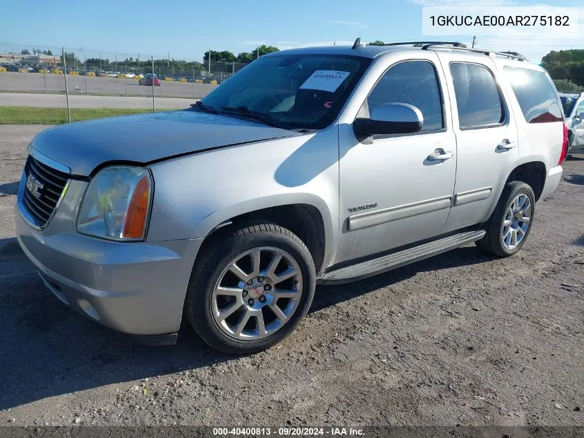 2010 GMC Yukon Sle VIN: 1GKUCAE00AR275182 Lot: 40400813