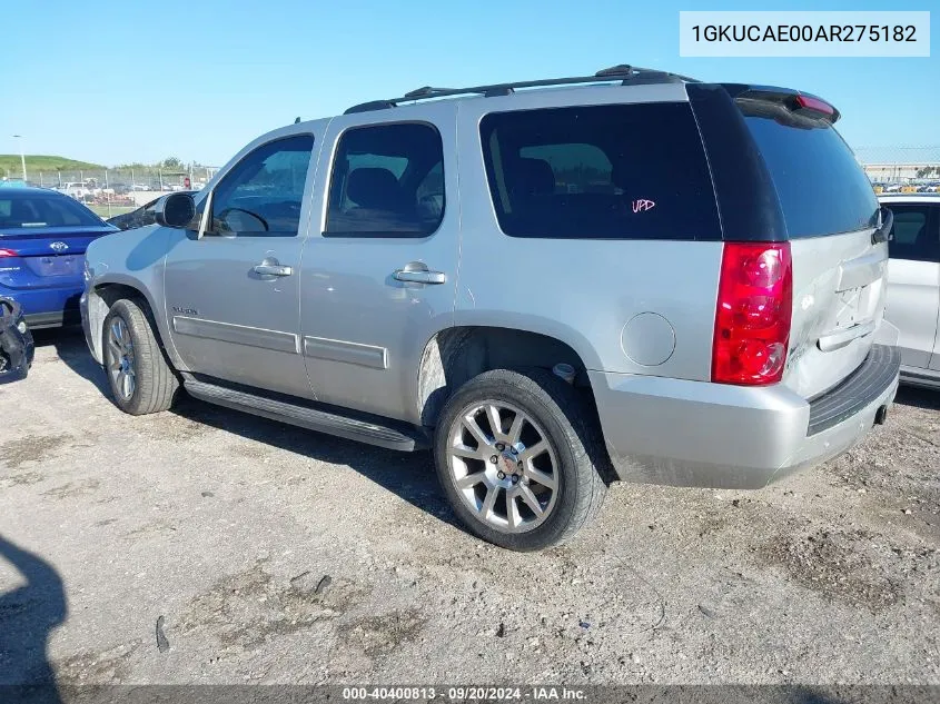 2010 GMC Yukon Sle VIN: 1GKUCAE00AR275182 Lot: 40400813