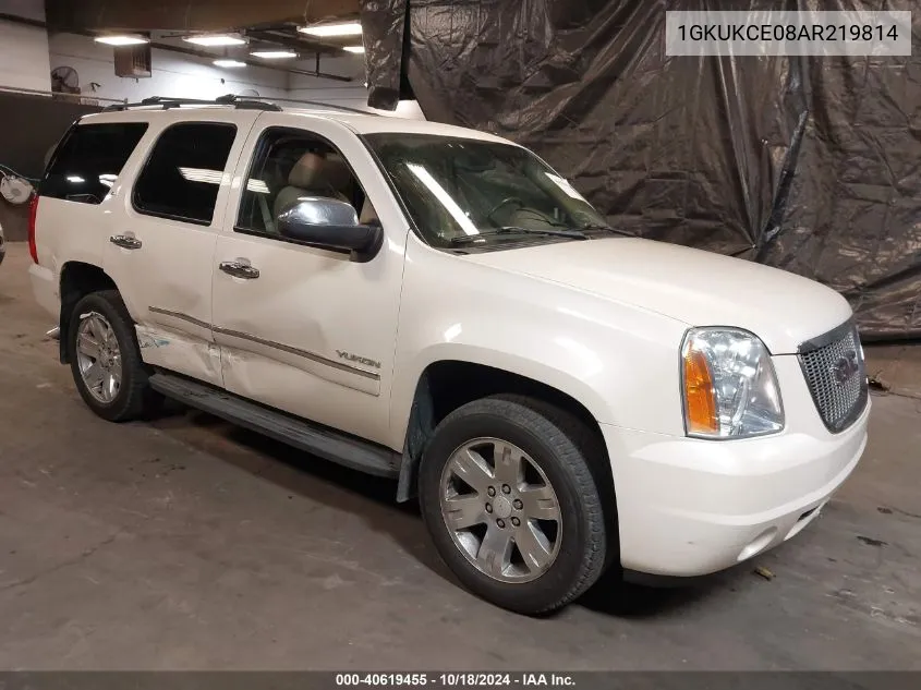 2010 GMC Yukon Slt VIN: 1GKUKCE08AR219814 Lot: 40619455