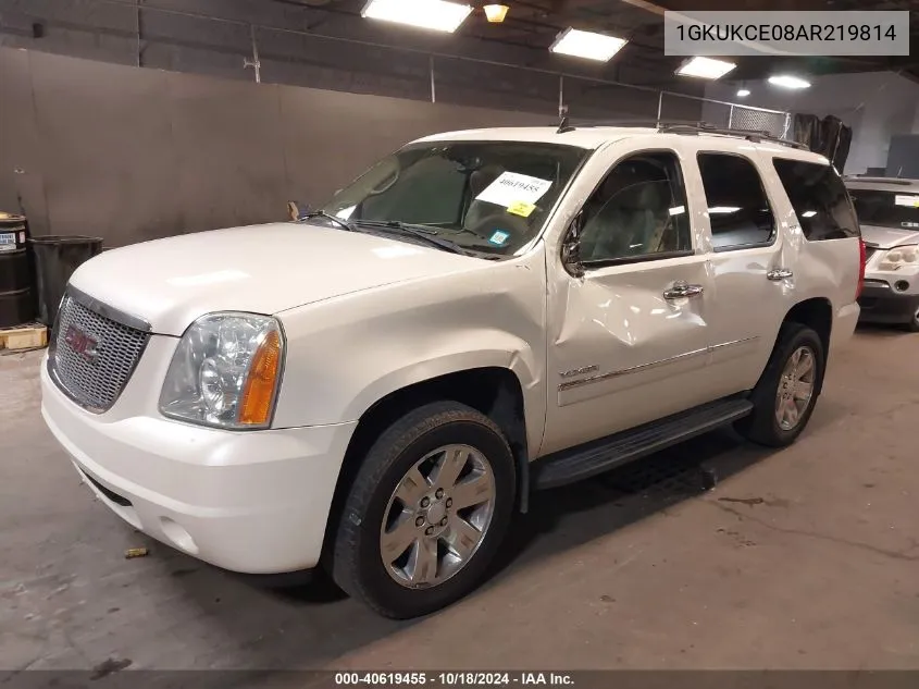 2010 GMC Yukon Slt VIN: 1GKUKCE08AR219814 Lot: 40619455