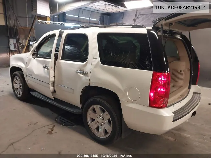 2010 GMC Yukon Slt VIN: 1GKUKCE08AR219814 Lot: 40619455