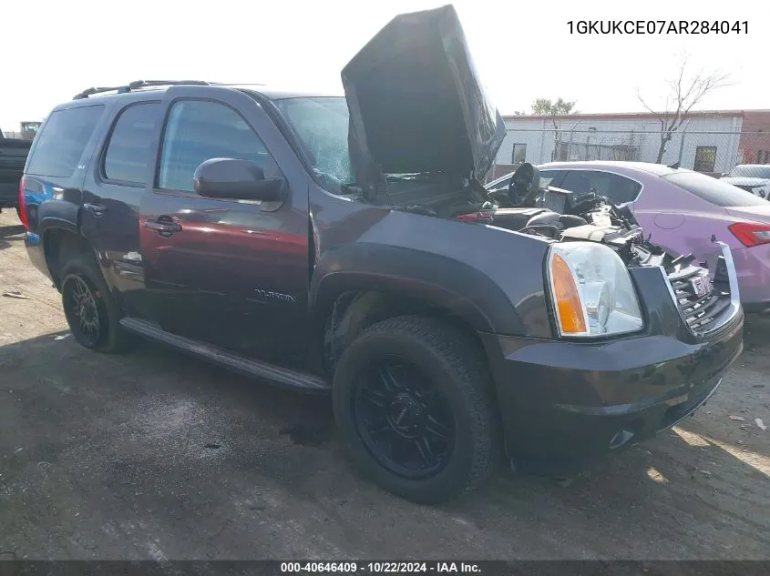 2010 GMC Yukon Slt VIN: 1GKUKCE07AR284041 Lot: 40646409