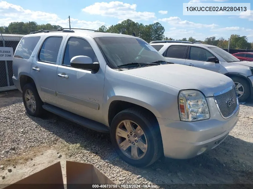 2010 GMC Yukon Slt VIN: 1GKUCCE02AR280413 Lot: 40673755