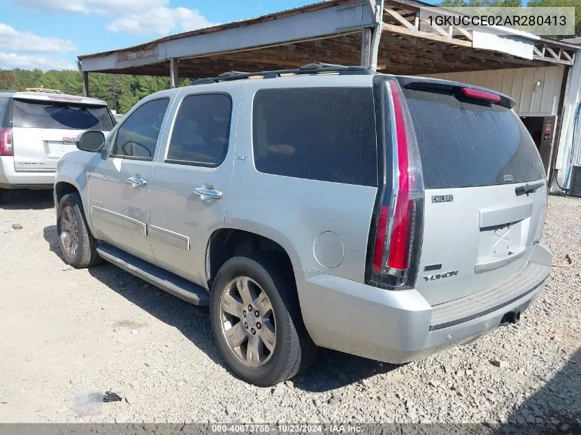 1GKUCCE02AR280413 2010 GMC Yukon Slt