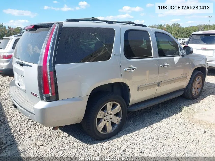 2010 GMC Yukon Slt VIN: 1GKUCCE02AR280413 Lot: 40673755