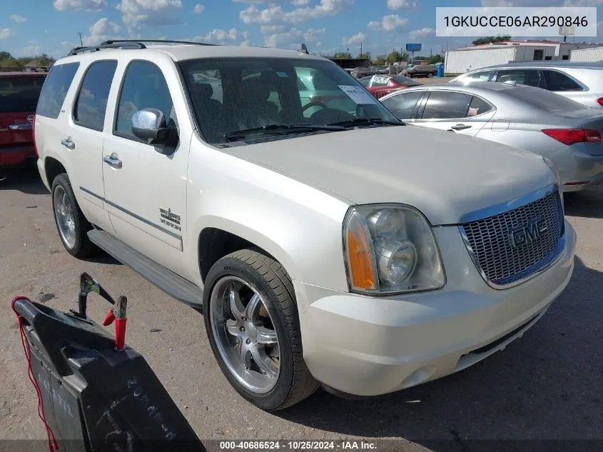 2010 GMC Yukon Slt VIN: 1GKUCCE06AR290846 Lot: 40686524