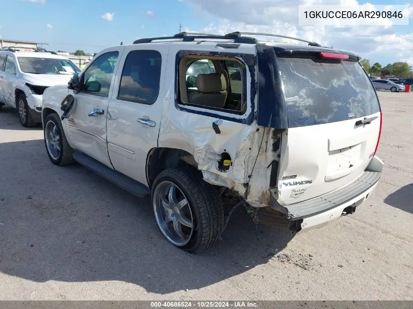 2010 GMC Yukon Slt VIN: 1GKUCCE06AR290846 Lot: 40686524