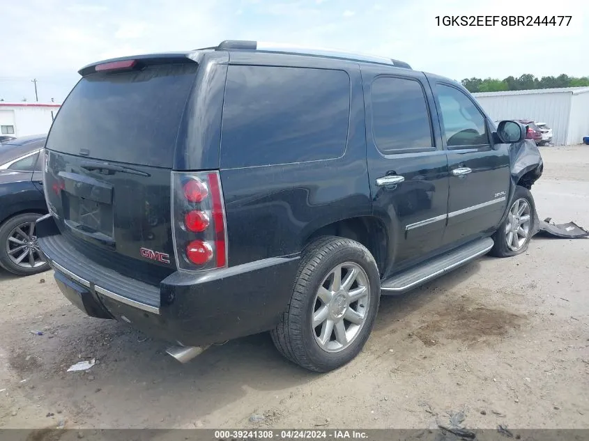 2011 GMC Yukon Denali VIN: 1GKS2EEF8BR244477 Lot: 39241308