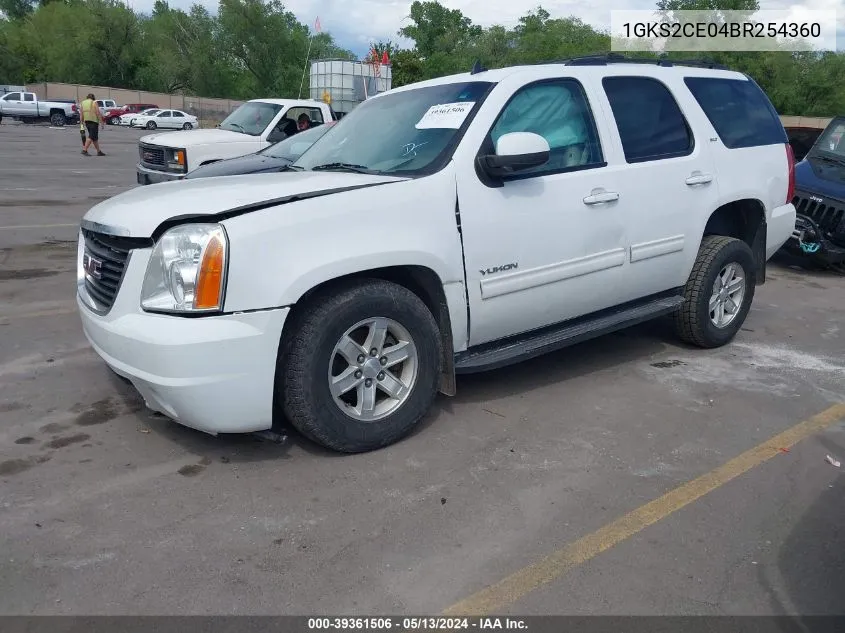 2011 GMC Yukon Slt VIN: 1GKS2CE04BR254360 Lot: 39361506