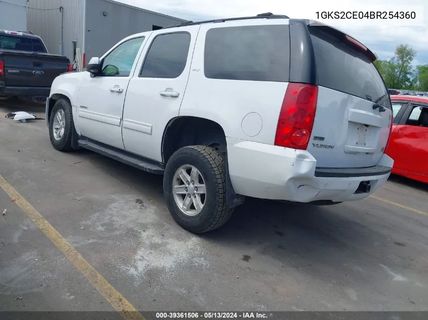 1GKS2CE04BR254360 2011 GMC Yukon Slt