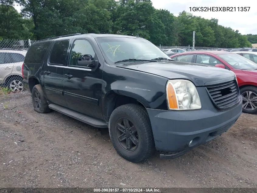 2011 GMC Yukon Xl 1500 Sle VIN: 1GKS2HE3XBR211357 Lot: 39839157