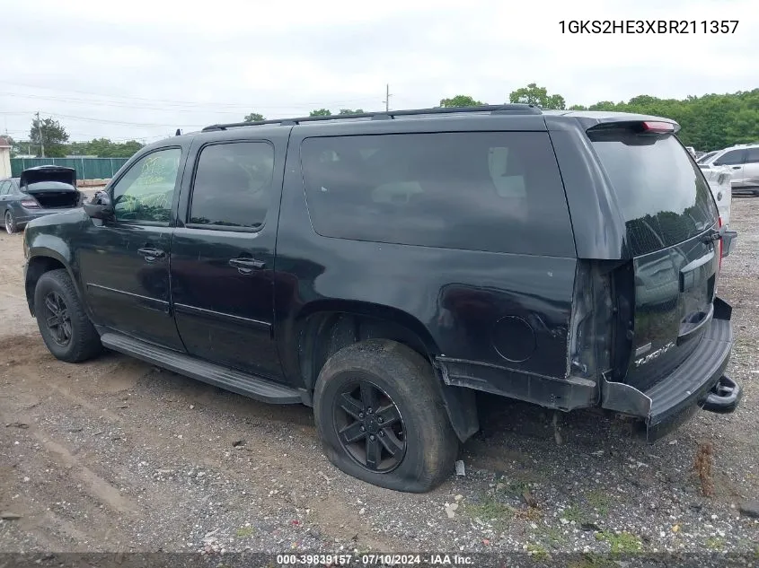 2011 GMC Yukon Xl 1500 Sle VIN: 1GKS2HE3XBR211357 Lot: 39839157