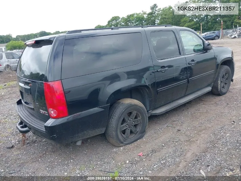 2011 GMC Yukon Xl 1500 Sle VIN: 1GKS2HE3XBR211357 Lot: 39839157