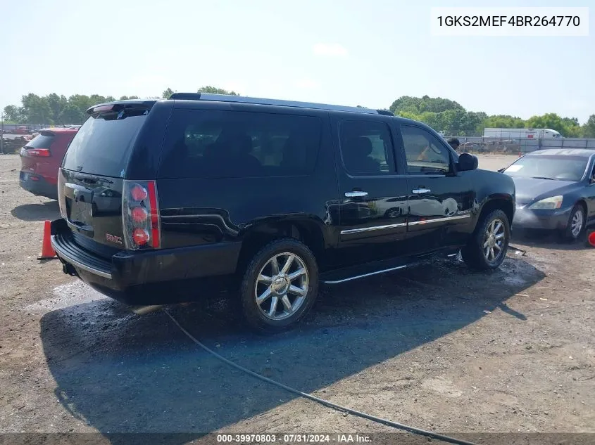 2011 GMC Yukon Xl 1500 Denali VIN: 1GKS2MEF4BR264770 Lot: 39970803