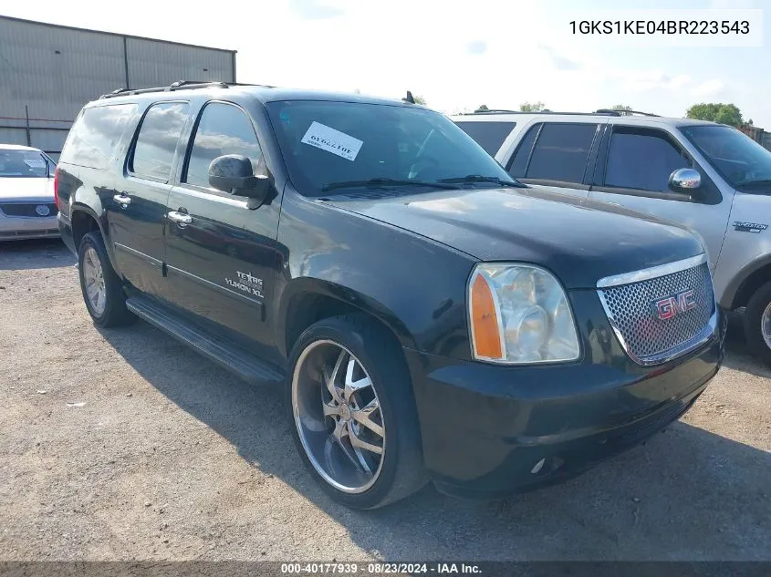 2011 GMC Yukon Xl 1500 Slt VIN: 1GKS1KE04BR223543 Lot: 40177939