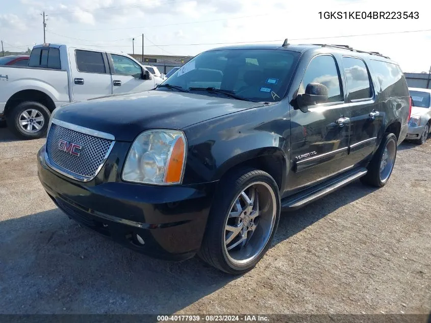 2011 GMC Yukon Xl 1500 Slt VIN: 1GKS1KE04BR223543 Lot: 40177939