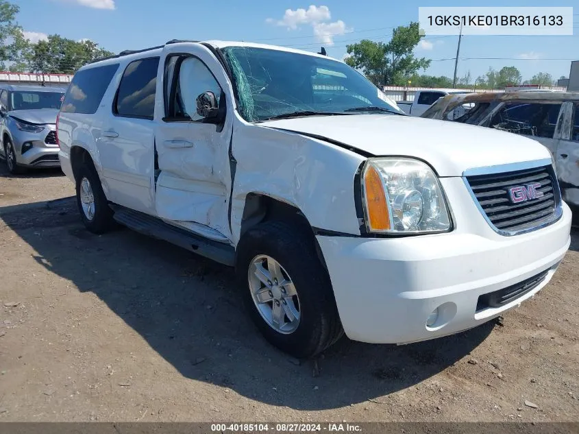 2011 GMC Yukon Xl 1500 Slt VIN: 1GKS1KE01BR316133 Lot: 40185104