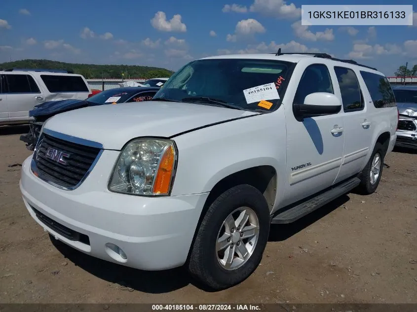 2011 GMC Yukon Xl 1500 Slt VIN: 1GKS1KE01BR316133 Lot: 40185104