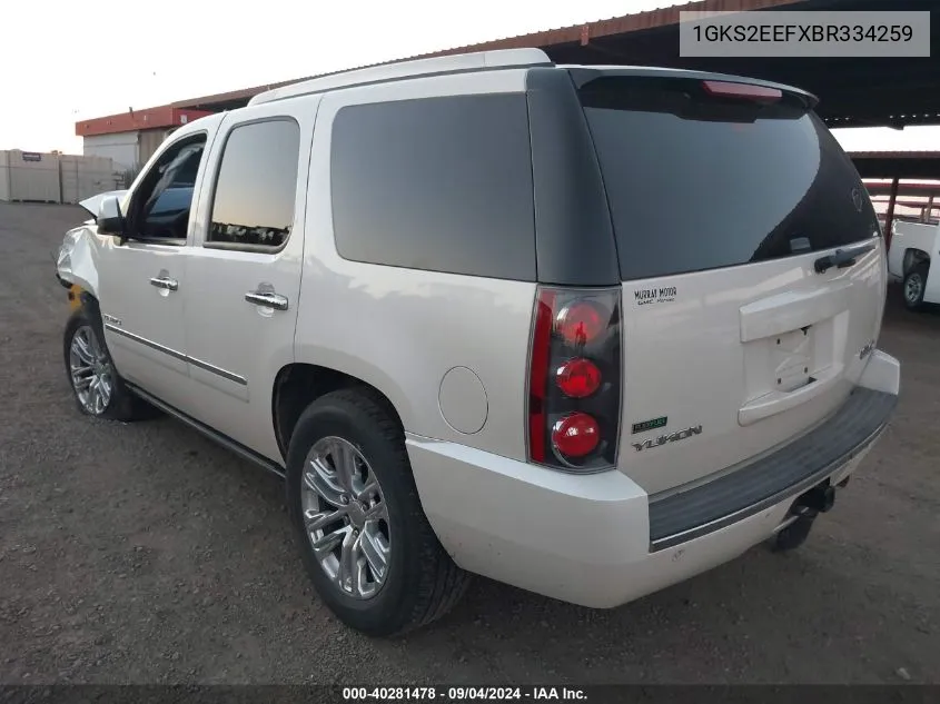 1GKS2EEFXBR334259 2011 GMC Yukon Denali