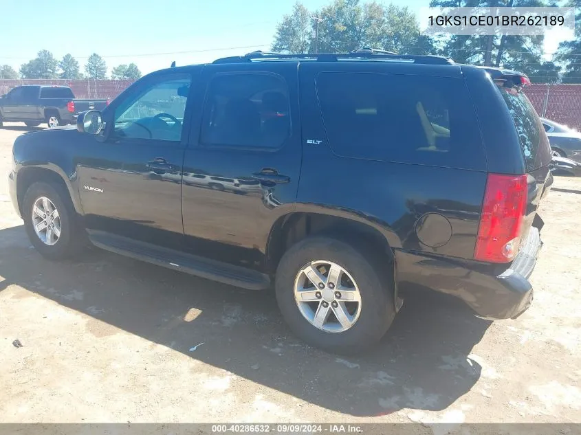 2011 GMC Yukon Slt VIN: 1GKS1CE01BR262189 Lot: 40286532