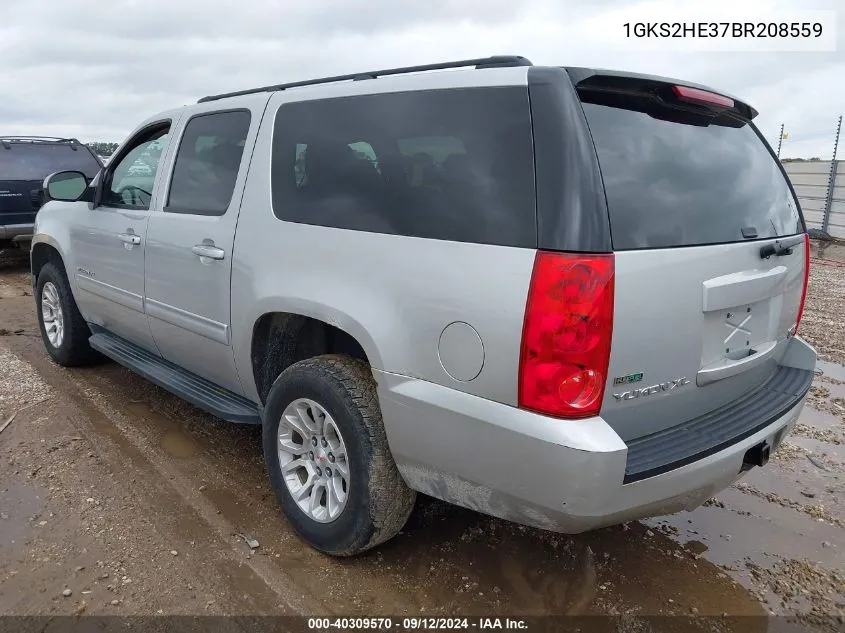 2011 GMC Yukon Xl 1500 Sle VIN: 1GKS2HE37BR208559 Lot: 40309570