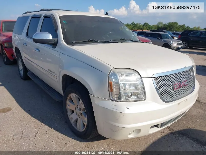 1GKS1KE05BR397475 2011 GMC Yukon Xl 1500 Slt