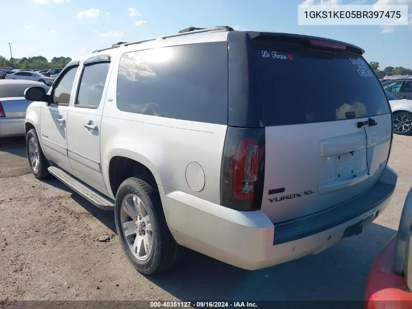 1GKS1KE05BR397475 2011 GMC Yukon Xl 1500 Slt