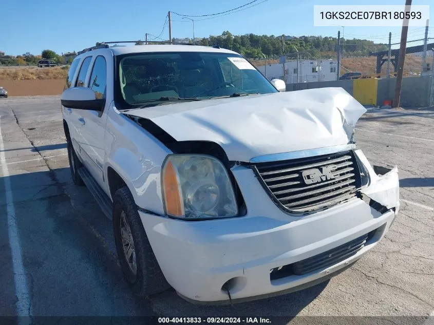 2011 GMC Yukon Slt VIN: 1GKS2CE07BR180593 Lot: 40413833