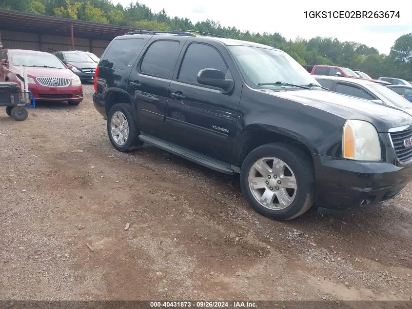 2011 GMC Yukon Slt VIN: 1GKS1CE02BR263674 Lot: 40431873