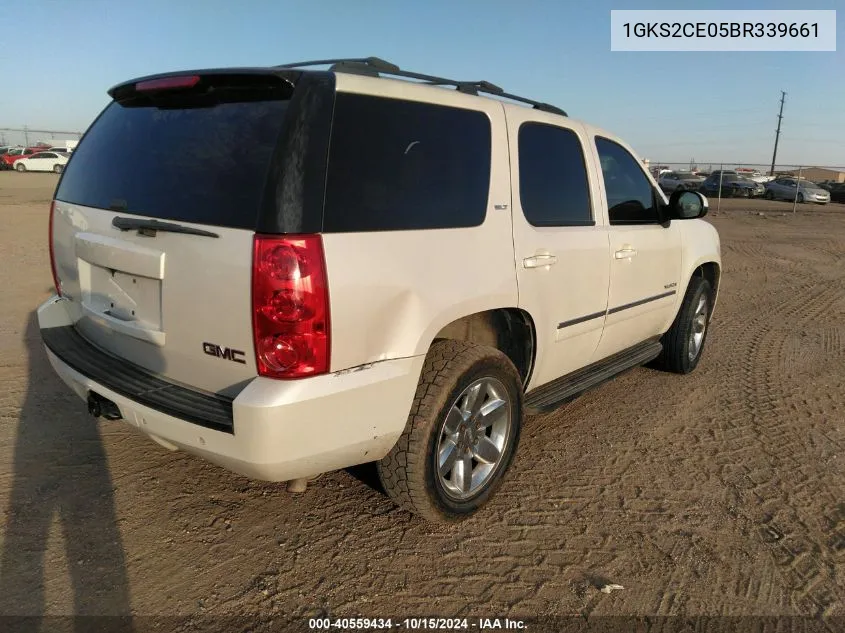 2011 GMC Yukon Slt VIN: 1GKS2CE05BR339661 Lot: 40559434