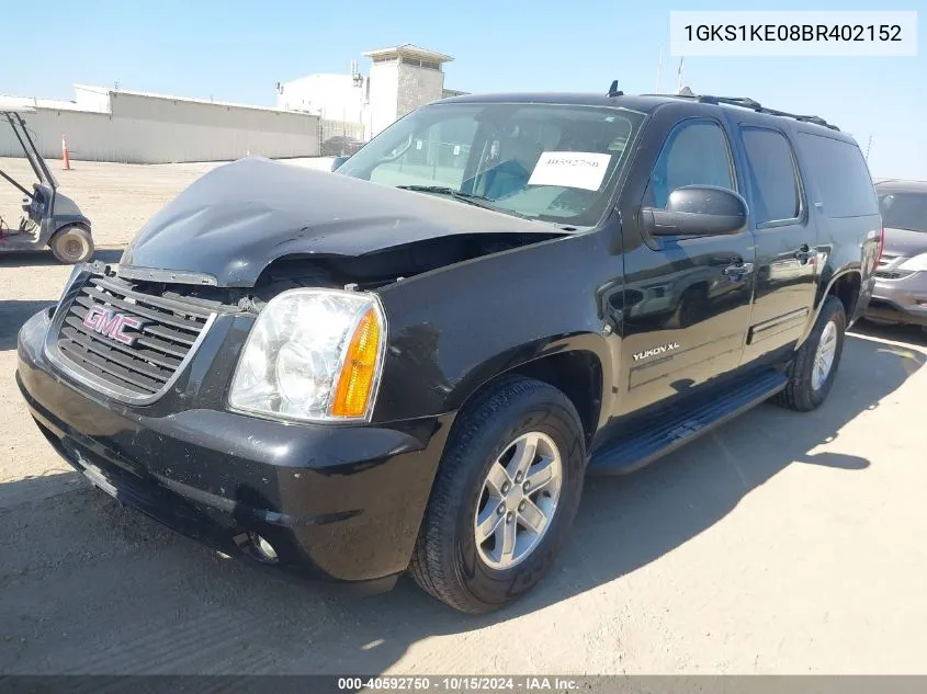 2011 GMC Yukon Xl 1500 Slt VIN: 1GKS1KE08BR402152 Lot: 40592750