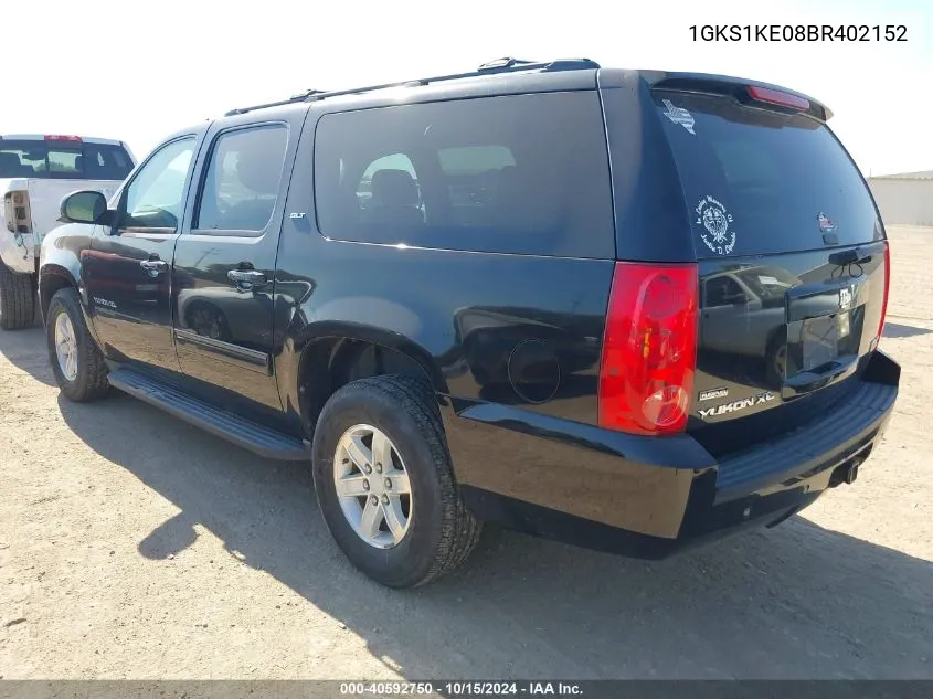 1GKS1KE08BR402152 2011 GMC Yukon Xl 1500 Slt