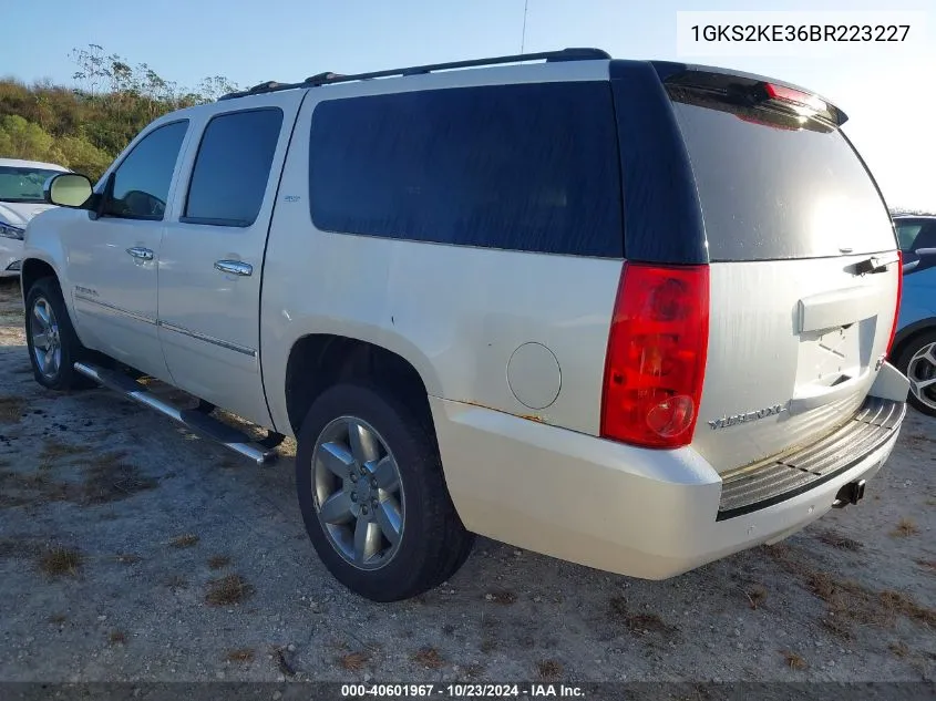 2011 GMC Yukon Xl 1500 Slt VIN: 1GKS2KE36BR223227 Lot: 40601967