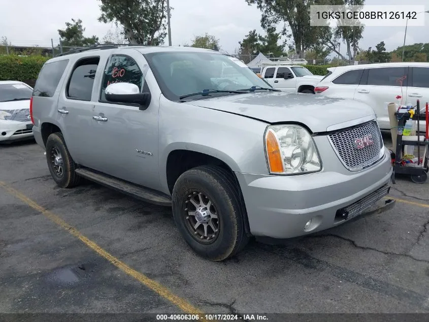 2011 GMC Yukon Slt VIN: 1GKS1CE08BR126142 Lot: 40606306