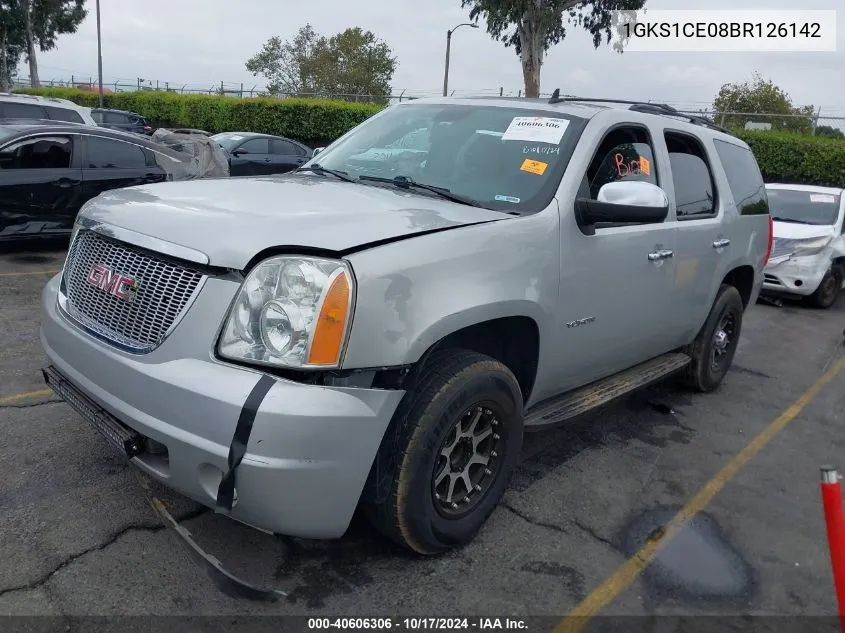 2011 GMC Yukon Slt VIN: 1GKS1CE08BR126142 Lot: 40606306