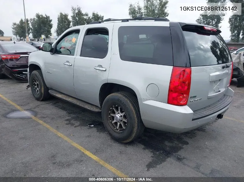 2011 GMC Yukon Slt VIN: 1GKS1CE08BR126142 Lot: 40606306