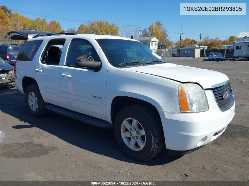 1GKS2CE02BR293805 2011 GMC Yukon Slt