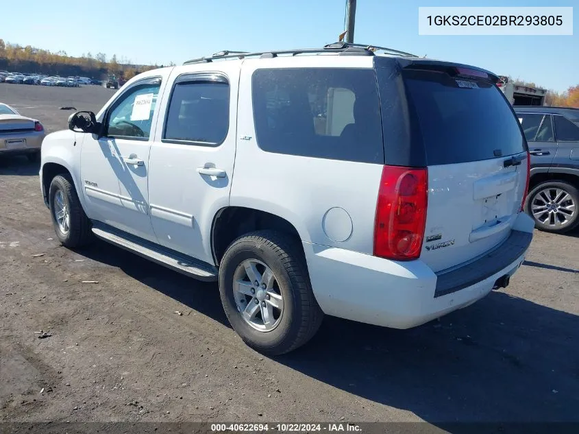 2011 GMC Yukon Slt VIN: 1GKS2CE02BR293805 Lot: 40622694