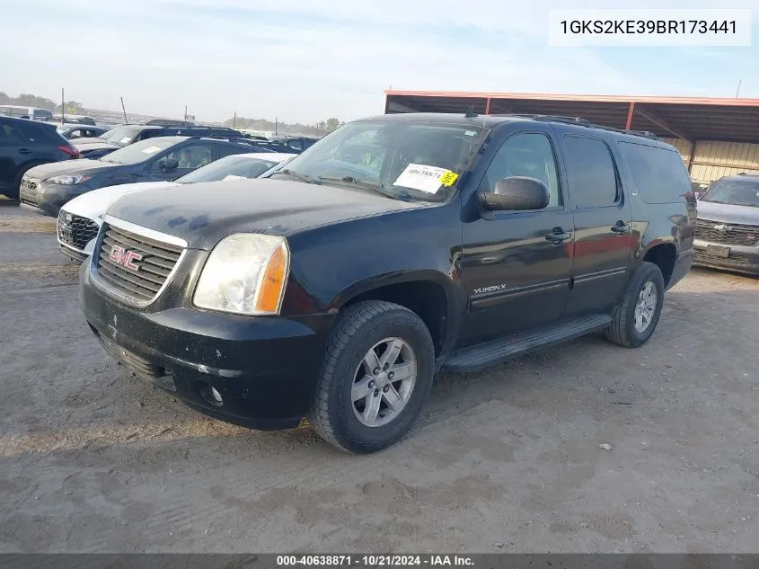 2011 GMC Yukon Xl K1500 Slt VIN: 1GKS2KE39BR173441 Lot: 40638871