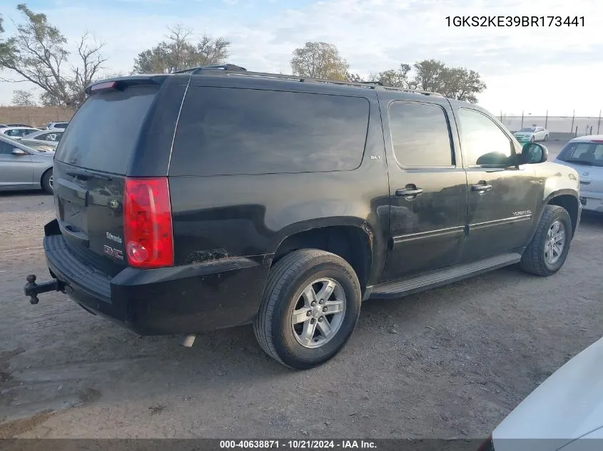 2011 GMC Yukon Xl K1500 Slt VIN: 1GKS2KE39BR173441 Lot: 40638871