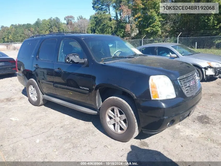 2011 GMC Yukon Slt VIN: 1GKS2CE04BR192068 Lot: 40638905