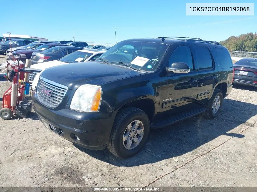 2011 GMC Yukon Slt VIN: 1GKS2CE04BR192068 Lot: 40638905